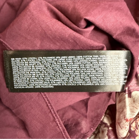 Ever New Purple Floral Long Sleeve Dress - Picture 12 of 14